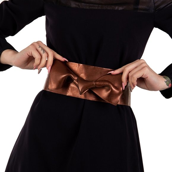 CHLOE BROWN EVENING BELT | WOMENS SIZE S - Picture 1 of 2